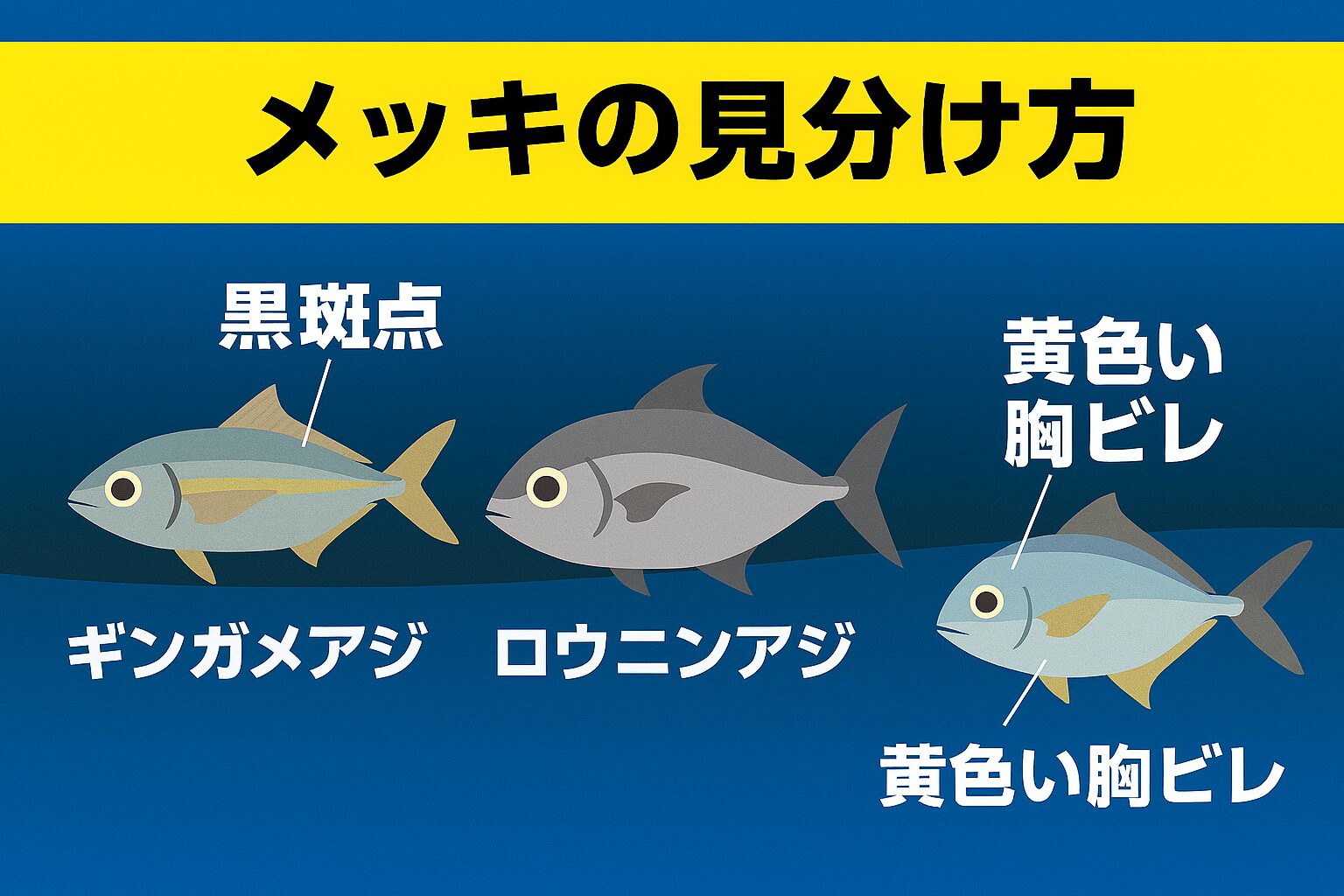 メッキとは、南方系ヒラアジ類の幼魚の総称です。 秋になると黒潮に乗って南紀の沿岸に接岸する。釣太郎