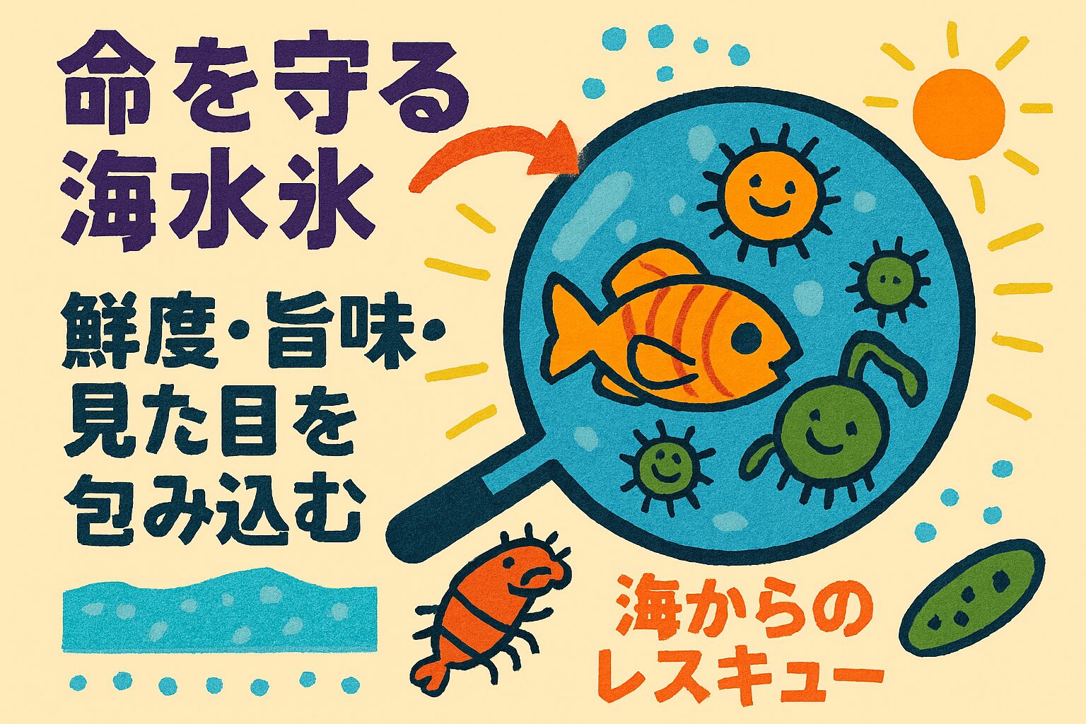 海水氷が99%のリピートを誇る理由は、鮮度・旨味・見た目を守る。釣太郎