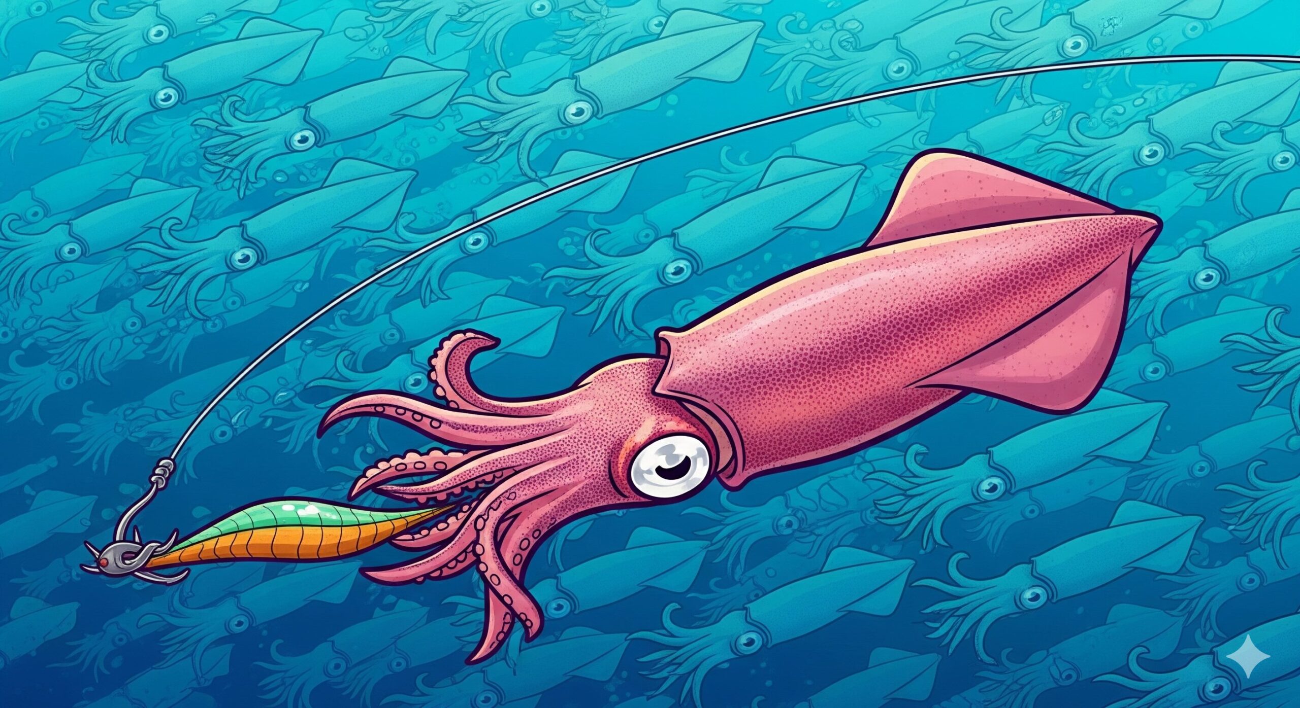 「秋は数釣りシーズン！」とよく言われますが、なぜ同じ場所で次から次へとアオリイカが釣れ続くのでしょうか。釣太郎