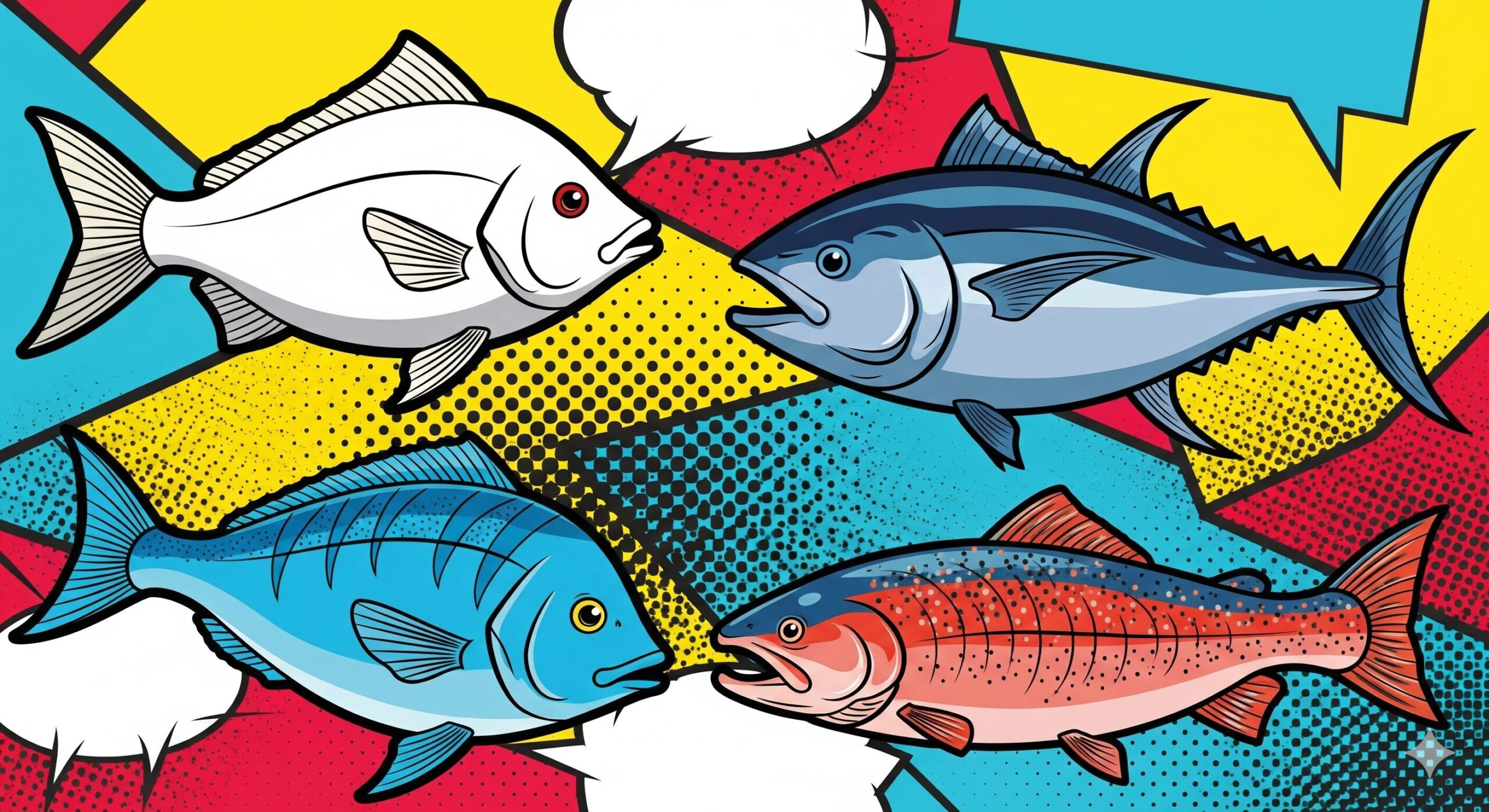 白身魚好き：上品で繊細なバランス重視派。 青物好き：健康的でエネルギッシュな探求者 。マグロ好き：王道を征く自信家。サーモン好き：愛されキャラの調和主義者。釣太郎