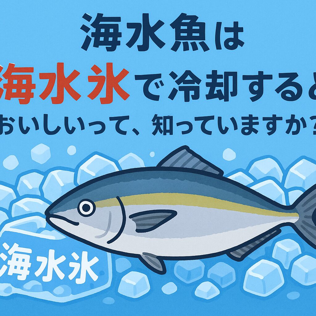 海水魚を最高に美味しい状態で持ち帰るなら、海水氷が断然おすすめ。真水氷では得られない−2℃の冷却力と浸透圧バランスが、旨味を閉じ込め、見た目も美しく保ちます。釣太郎