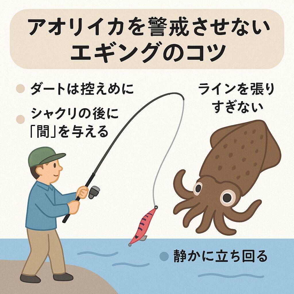 アオリイカを警戒させないエギングのコツ|初心者必見の釣果アップ術.釣太郎