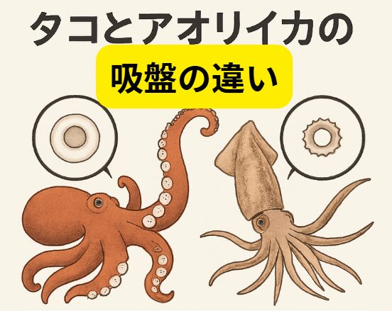 吸盤は単なる器官ではなく、彼らの生き方そのもの。タコは「触れて感じる」哲学者、アオリイカは「瞬時に掴む」狩人。釣太郎