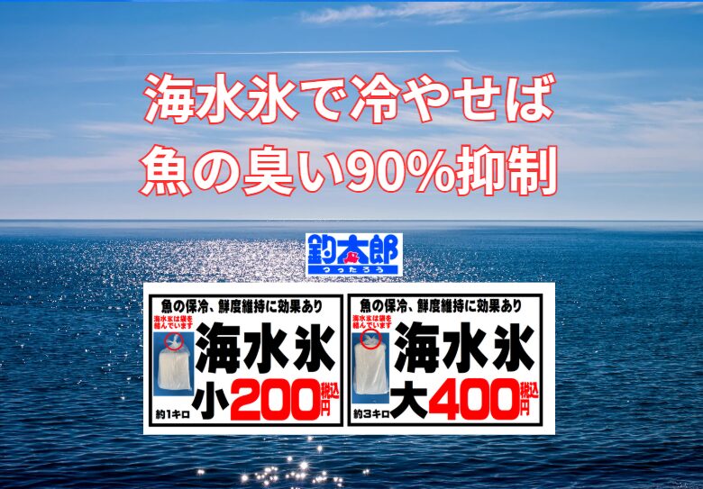 5年～10年後**に、海水氷が全国の主要な釣具店で普通に買えるようになると予測します。釣太郎