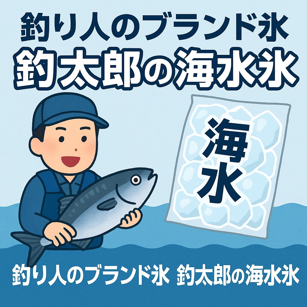 海水氷は、魚の旨味を守る“プロの冷却方法”。一度使えば、普通の氷には戻れないほどの差を感じるはずです。釣り人の間でブランド化された理由は、「魚の美味しさを守る」という確かな結果。釣太郎