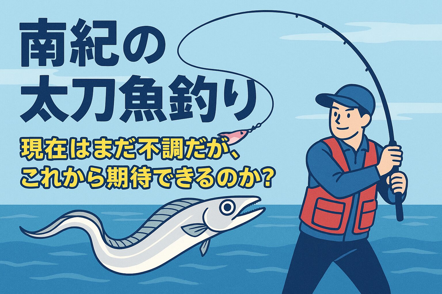 南紀のタチウオ釣りは、2022〜2023年あたりで「群れが浅場に寄らなかった」「餌・ベイトが少なかった」「接岸タイミングがズレた」などの原因で不調でした。釣太郎