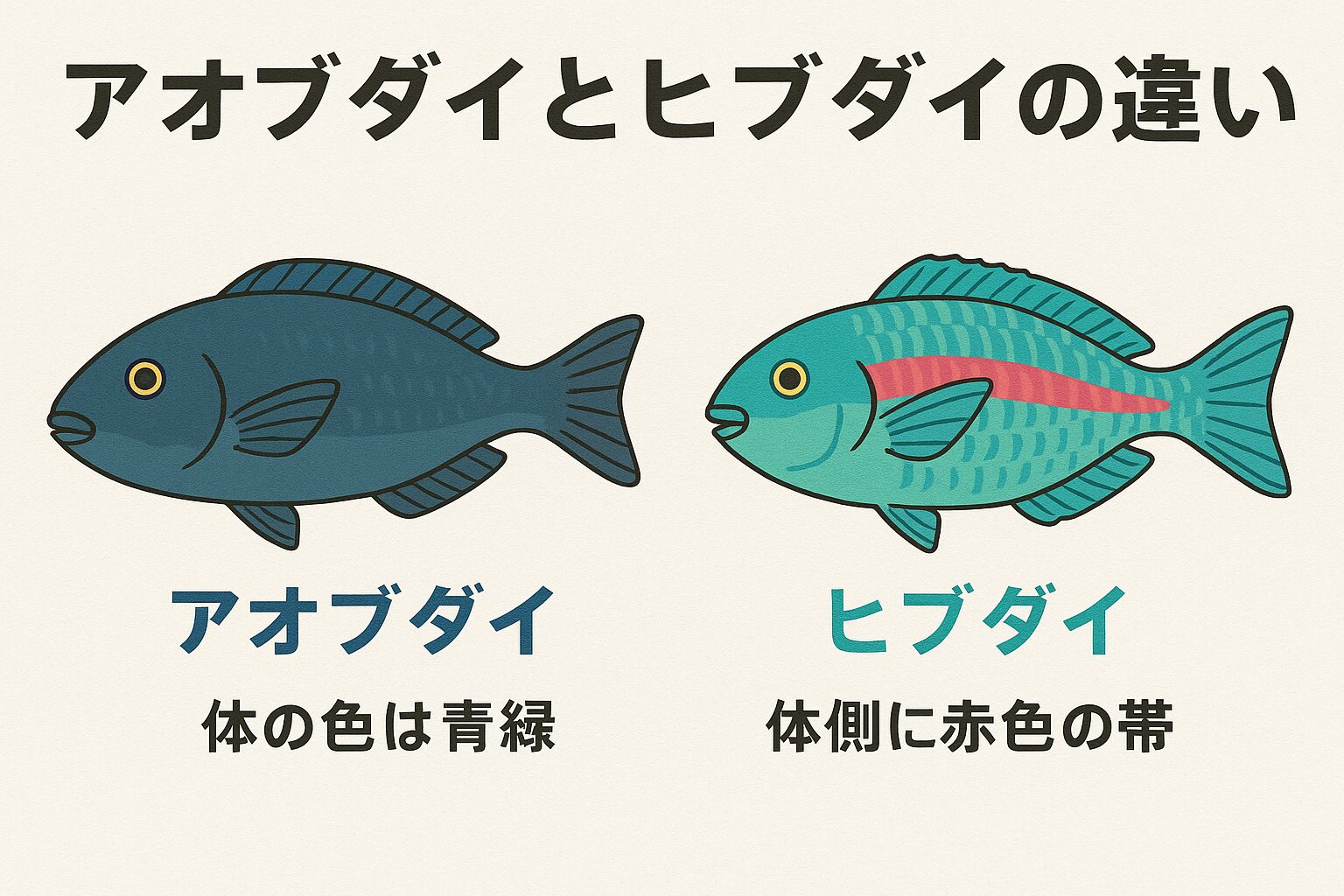 「アオタ」とは、釣り人の俗称で「アオブダイ」を指すケースが一般的です。アオブダイの体色が青緑「アオ」色なので“アオタ”＝アオブダイ、という認識が多い。釣太郎