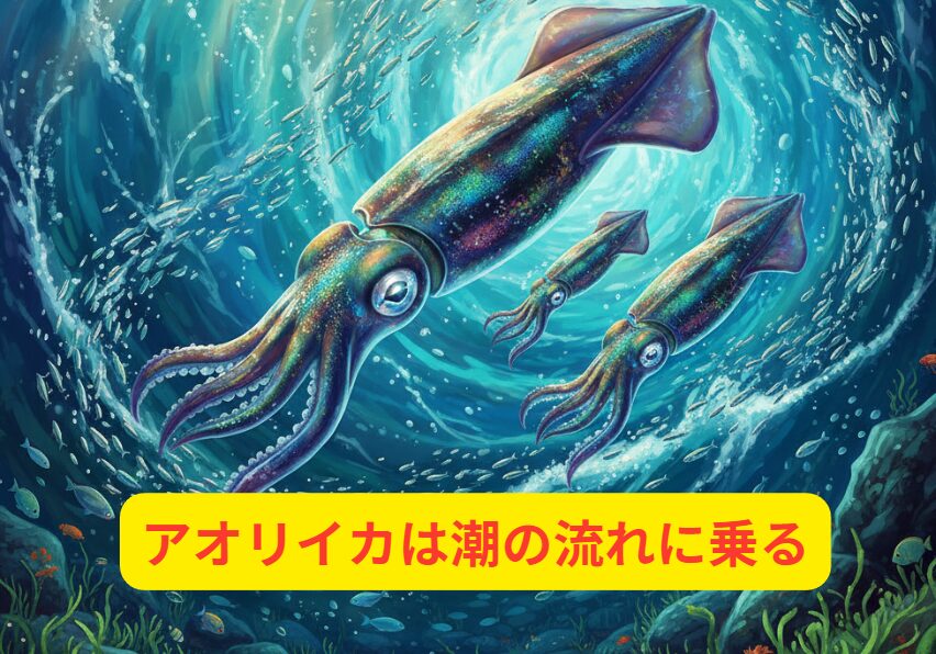 【釣果直結】アオリイカは潮に乗る！回遊ルートを読んで釣果を伸ばす方法.釣太郎