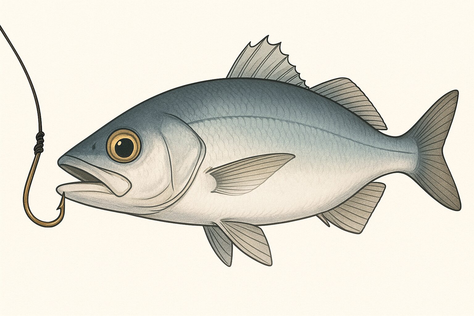 魚が針を飲み込むと、炎症・カプセル化・排出反応を起こす・鉄製針は体内で錆びて分解、ステンレス針は長期間残る・無理に外すより、そのままリリースの方が生存率が高い.釣太郎