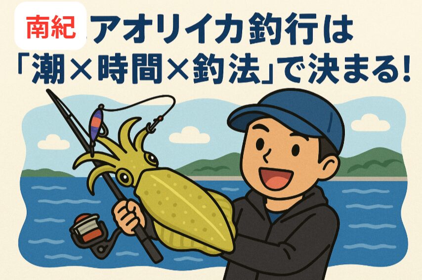 【2025年秋最新版】南紀アオリイカ釣果ランキング｜釣れるポイント＆実績まとめ。釣太郎