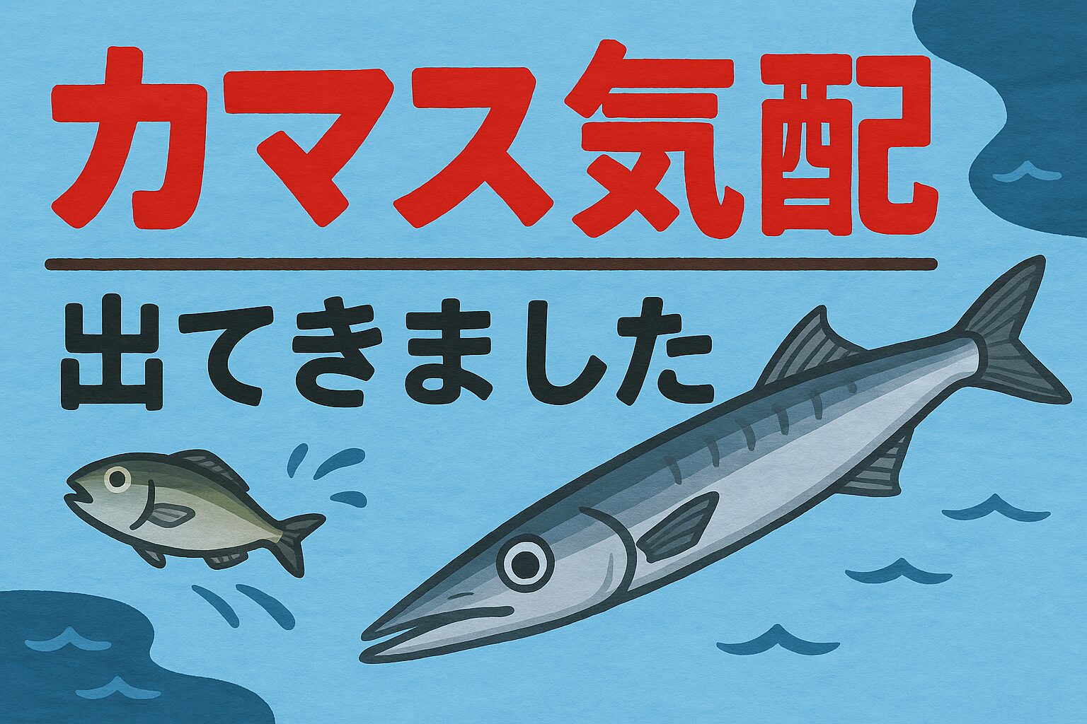数日前から白浜から、田辺の漁港内にカマスが入ってきていると情報があります。釣太郎