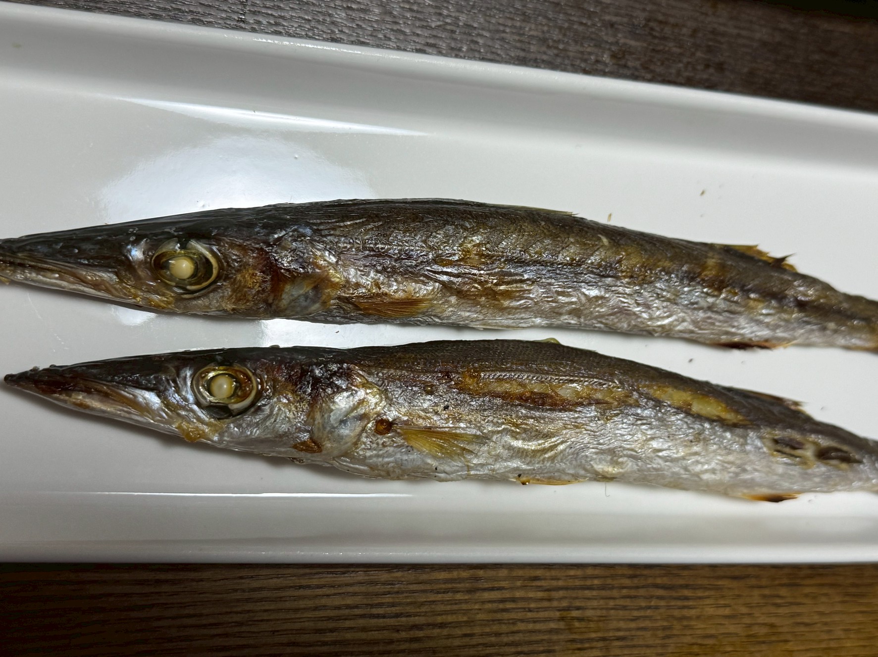 塩焼きはカマスのポテンシャルを120%引き出し、弱点すらも長所に変えてしまう最も合理的で、最も美味しい調理法なのです。釣太郎