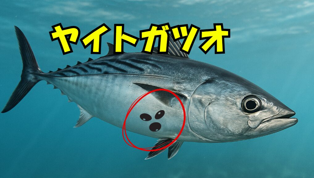 ヤイトガツオの特徴は、正式名称は「スマ」で、「ヤイトガツオ」は愛称。カツオ属ではなく「スマ属」で、マグロに近い仲間。釣太郎