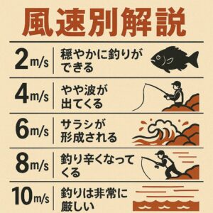 「南紀の冬の寒グレ釣り｜北西風と風速別による釣果変化」釣太郎