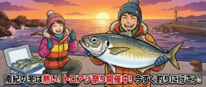「トロアジ」はスーパーには並びません。高級料亭か、あるいは「冬の南紀の堤防」にしか存在しません。釣太郎