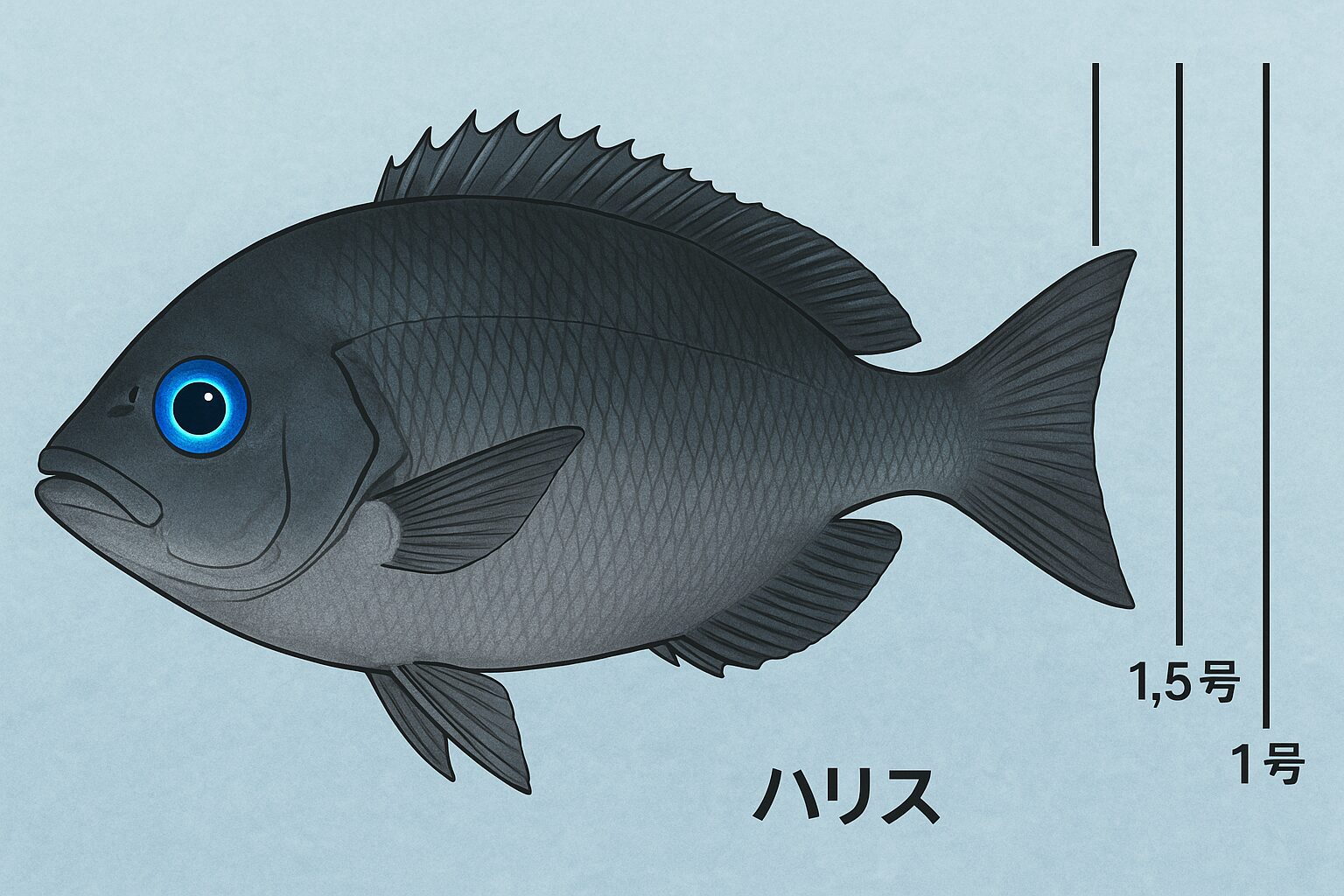 口太グレの青い目は、ただの美しさではなく、生態・視力・警戒心の高さを示す重要なサインです。釣太郎