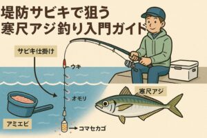はじめての人でも安心して楽しめる「南紀の堤防サビキ寒尺アジ釣り」釣太郎