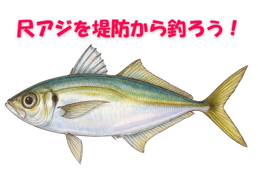 堤防から尺アジが釣れるのは南紀の冬の特権。釣太郎