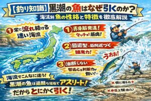 黒潮の魚は休めない海で育ったアスリート。 だからとにかく引く。釣太郎