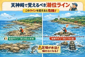 南紀では潮が動く＝魚が動く、という傾向が非常に強い。特に大潮前後中潮は最高のチャンスタイム.釣太郎