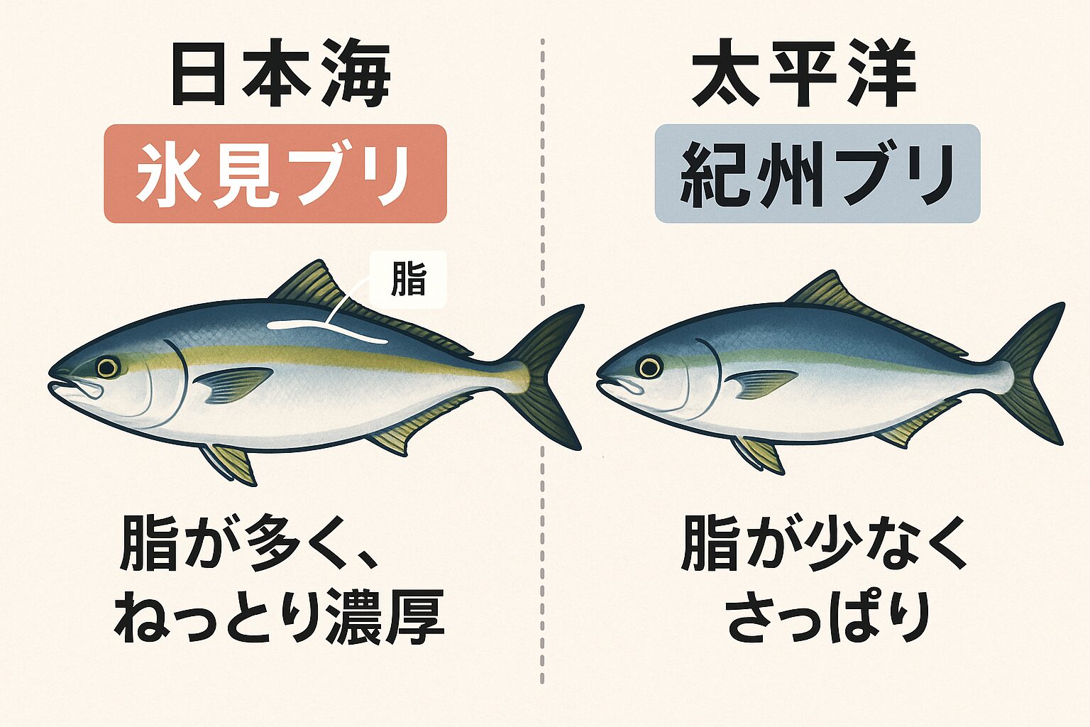日本海の寒ブリは「旅のゴール手前」で最高のコンディションを迎える魚。 それが「氷見ブリ＝日本一うまいブリ」と言われる理由。釣太郎