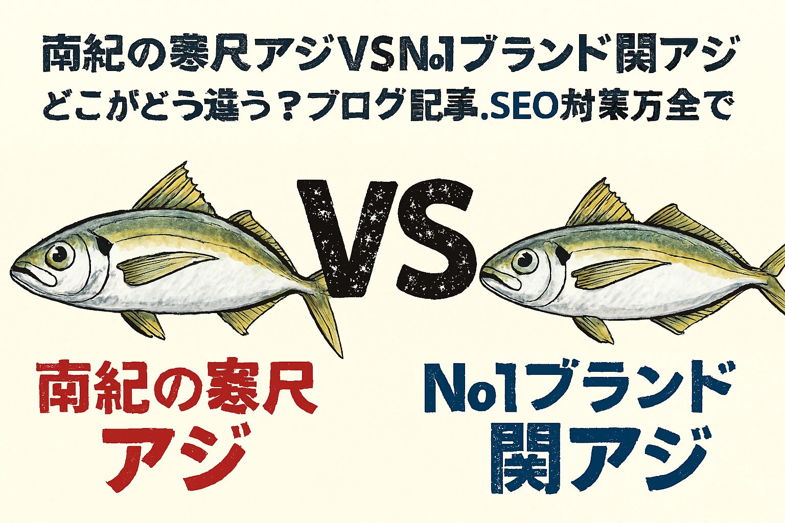 南紀の寒尺アジは「黒潮が育む筋肉質＋脂のりの奇跡」、関アジは「豊後水道の瀬付き＋徹底管理のブランド力」。釣太郎