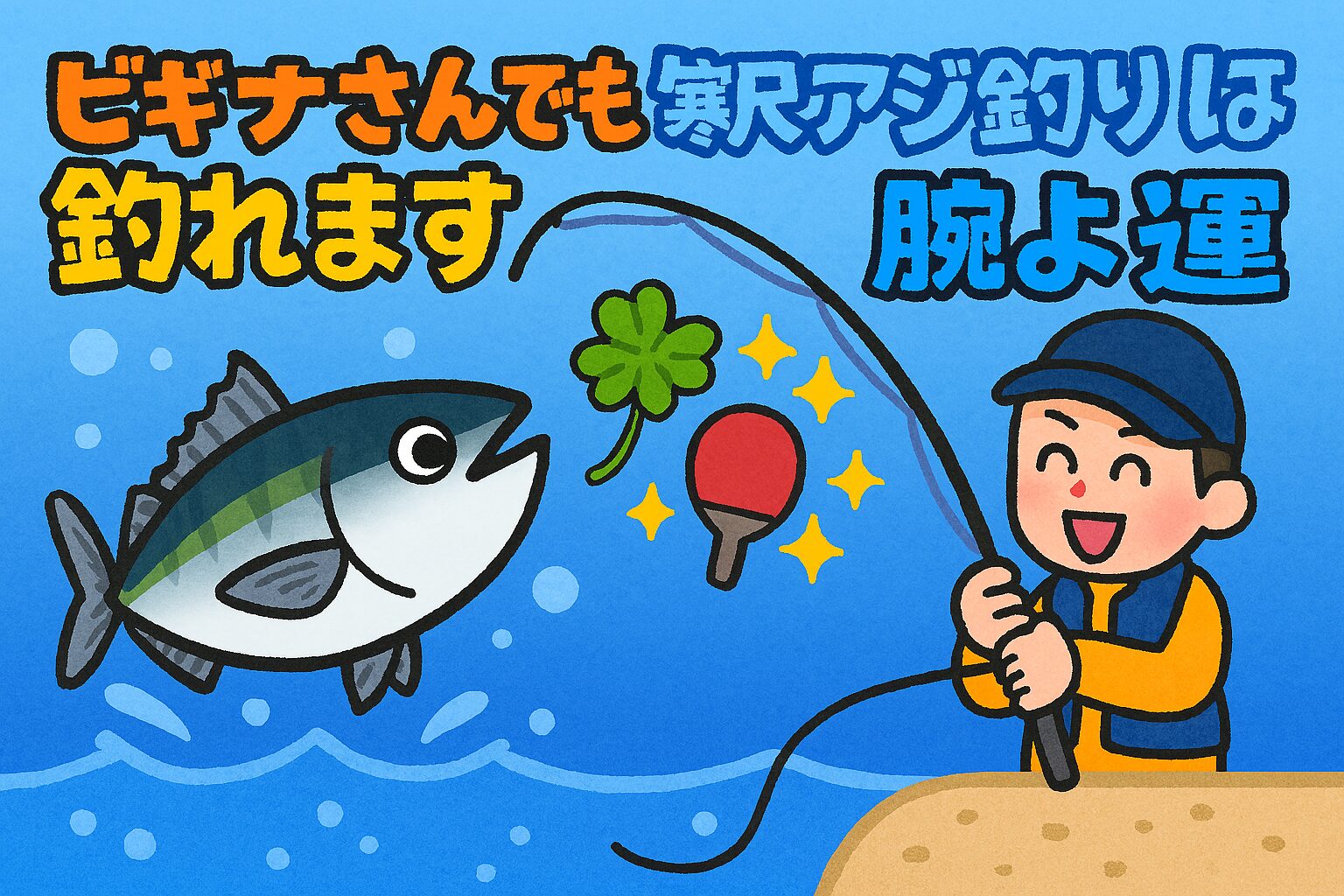 ビギナーさんでも釣れます。寒尺アジ釣りは腕より運。サビキで遠投するだけ。釣太郎