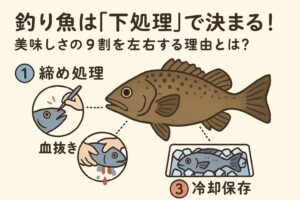 釣りは「釣る楽しみ」だけでなく、「食べる感動」までがセット。 その感動を最大化するには、釣った瞬間からの処理がすべて。釣太郎