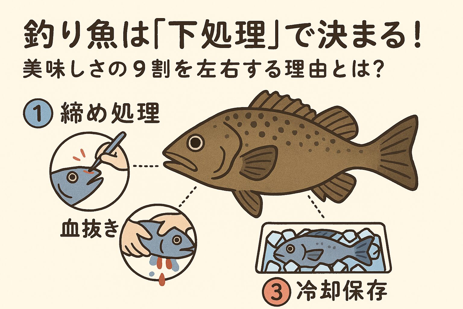 釣りは「釣る楽しみ」だけでなく、「食べる感動」までがセット。 その感動を最大化するには、釣った瞬間からの処理がすべて。釣太郎