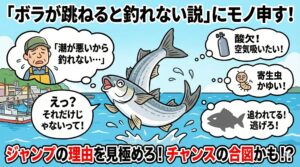 ボラが跳ねると「潮が悪くて釣れない」は本当か？なぜ飛ぶ？体をひねる・何度も跳ぶ驚きの理由。釣太郎