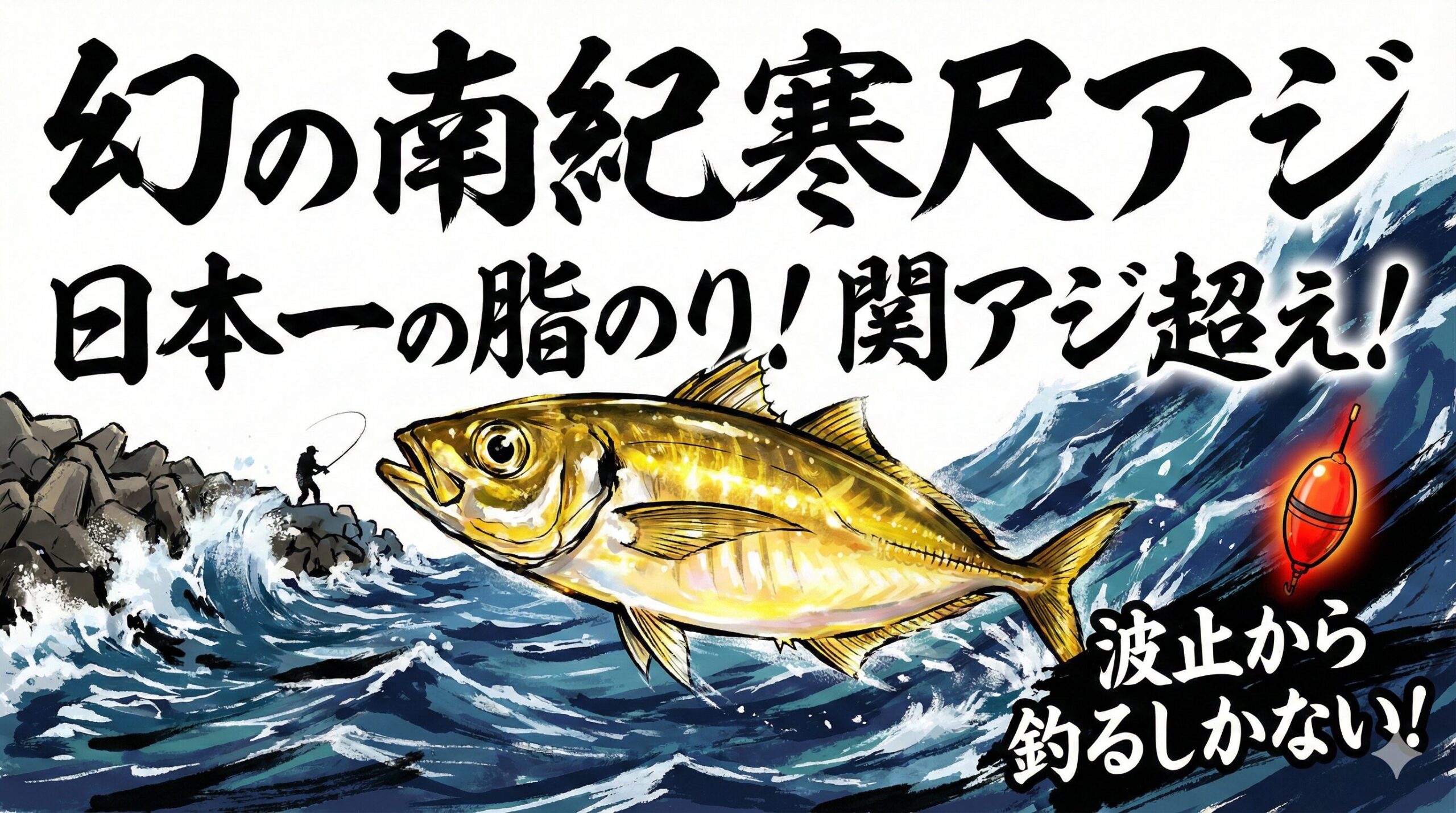 自分で釣るしか入手方法がない南紀の寒尺アジ。幻の魚と言われる所以がここにある。釣太郎