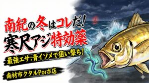 寒尺アジ釣り、電気ウキは自分のための視認性。ケミホタルは魚へのアピールだが、強すぎに注意。釣太郎