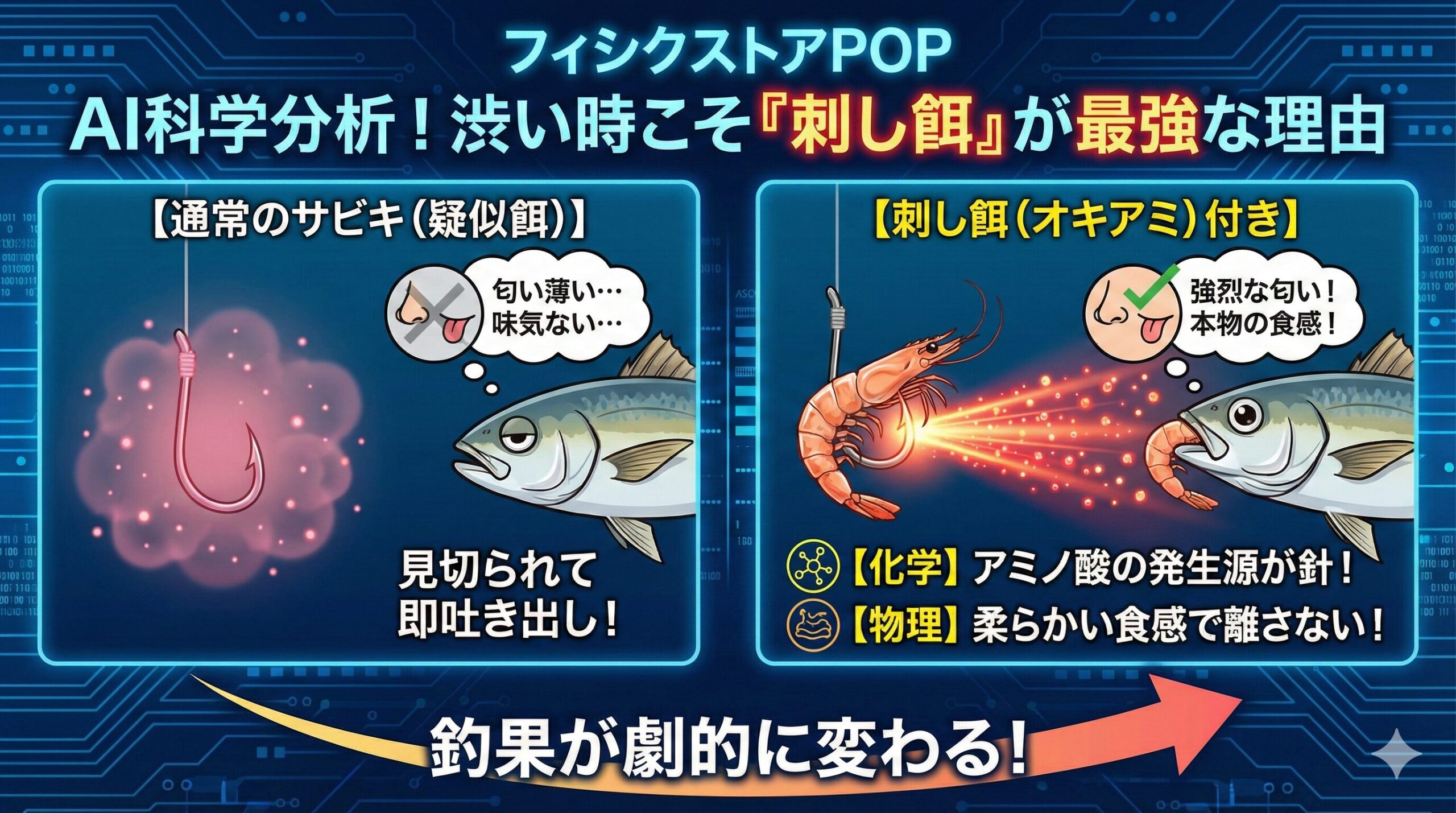 サビキ釣りは「刺し餌」で釣果が劇変する！釣太郎