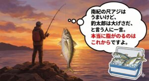 「釣太郎は大げさだ」と思っているあなたへ。あえて言わせてください。「南紀の寒尺アジの本番は、これからです」