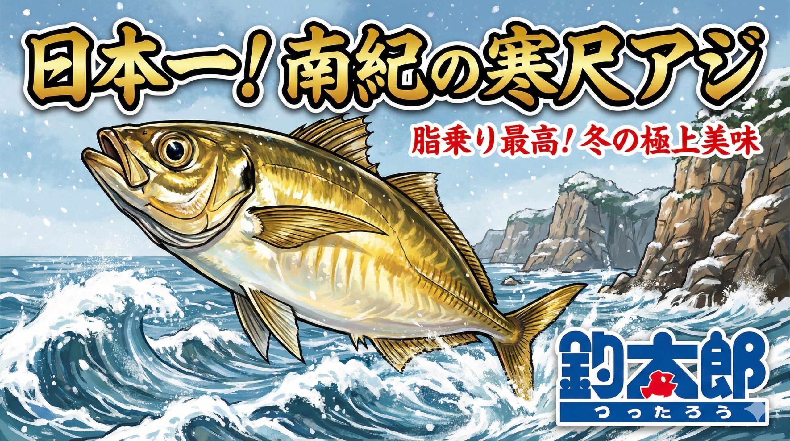 【南紀の奇跡】その一匹が「人生で一番美味しいアジ」になるかも。日本一と称される寒尺アジを波止から狙う。釣太郎