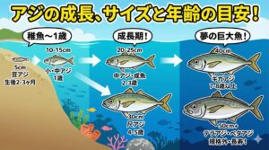「たかがアジ、されどアジ」。 30cmという定規の長さを超える魚体を手にした時の震えるような感動は、釣り人だけの特権。釣太郎