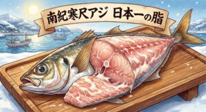 脂のノリは全国トップクラス。南紀の寒尺アジは、今がチャンス。釣太郎