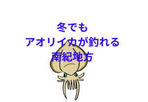 南紀は“冬でもアオリイカが釣れる”日本屈指の特別エリア。釣太郎