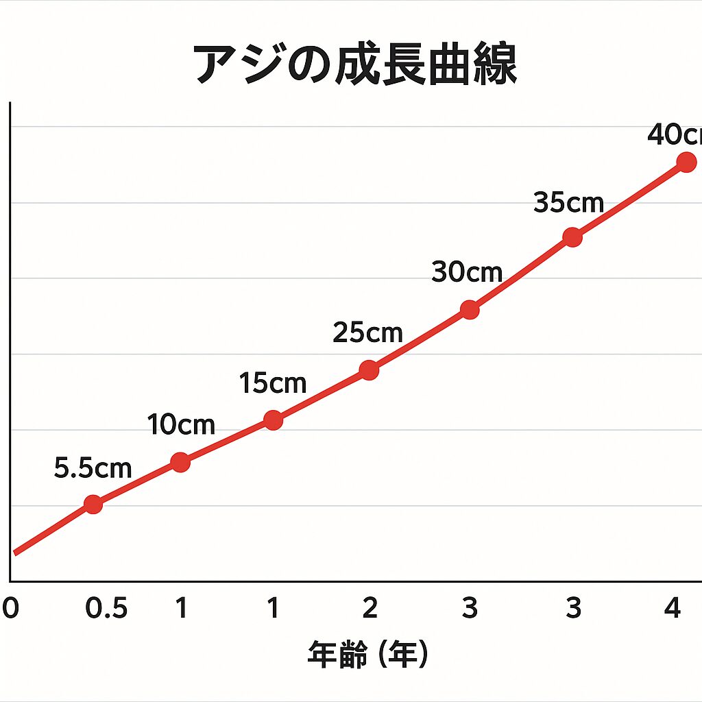 成長スピードは水温に左右され、成長するのは主に「水温18～25℃」の期間だけです.釣太郎