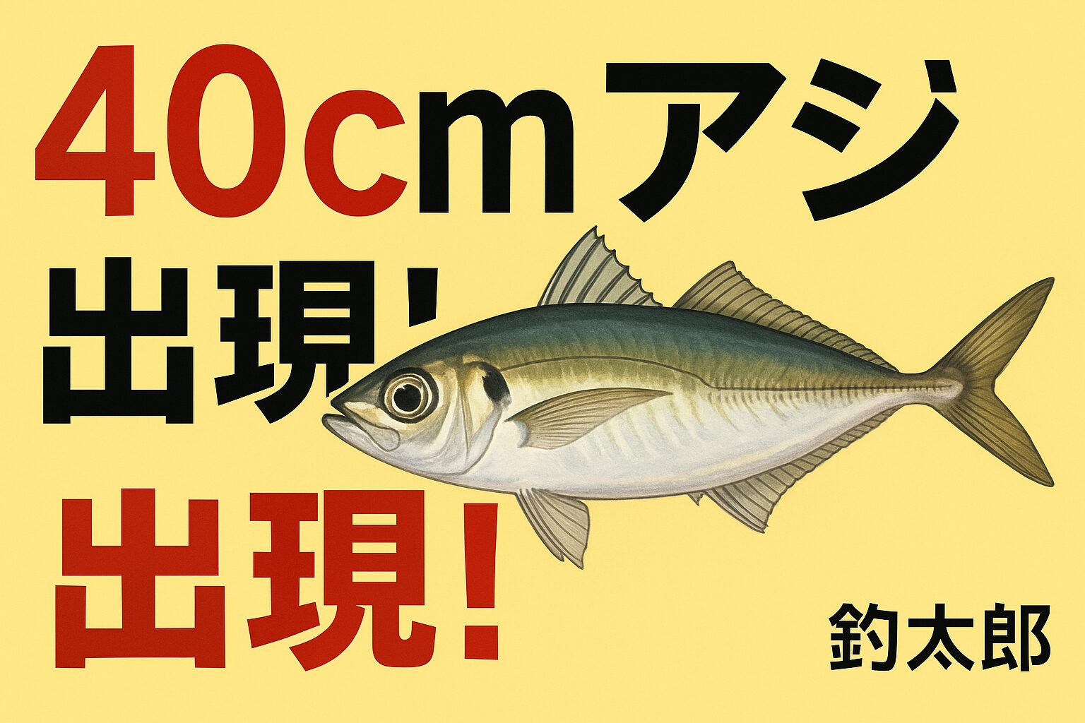 南紀の堤防では、すでに40cmアジが釣れています。本番はこれから。寒くなるほど脂がのり、味はどんどん良くなります。釣太郎