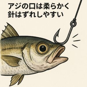【アジのバラシ防止】なぜアジは針外れしやすいのか？サビキ釣り入門。釣太郎