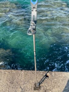 釣行後に回収し忘れたピトン。経験者も多いのでは？信じられない人もいますが、これは少なくないのです。釣太郎