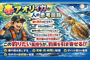 春アオリイカは、運ではありません。情報×観察×判断。これがすべて。だから面白い。 だからハマる。そして、釣れた一本は、一生忘れません。釣太郎