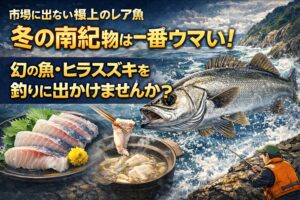 ヒラスズキは、簡単な魚ではありません。天候判断・安全管理・経験。すべてが求められます。その分だけ一匹の価値は圧倒的です。釣太郎