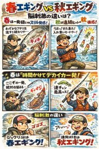 釣太郎からひと言。エギングは、「イカを探しに行く釣り」。ヤエンは、「イカを信じて待つ釣り」。どっちも、自分の脳と会話してます。