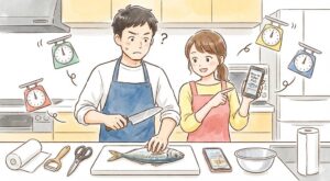 魚をさばく時は、包丁を持つ前に、まずタオルを濡らしましょう。 このひと手間を惜しまないことが、上達への近道であり、指を守る最大の防御策。釣太郎