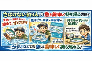魚の味はさばく前に決まる。さばけなくても 正しく扱えば魚は驚くほど美味しくなる。それを知っている釣り人が本当に得をする.釣太郎