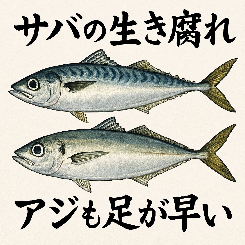 アジも「青物」！鮮度劣化のスピードはトップクラス。釣太郎