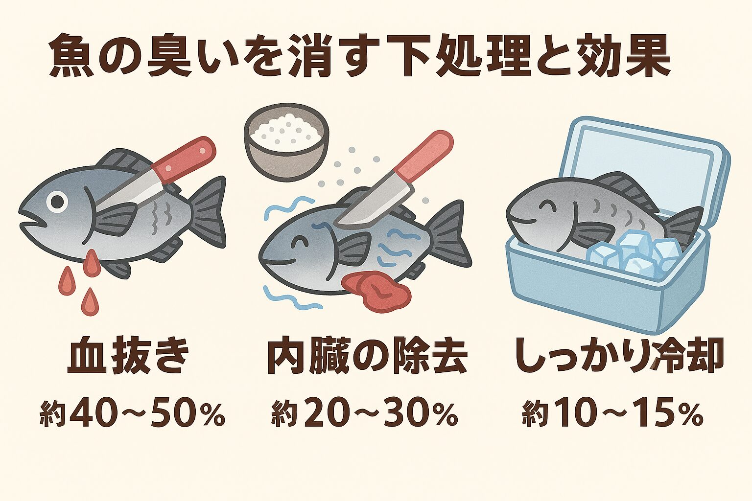 【完全保存版】魚の臭みを消す下処理5選と効果比較｜釣り人・料理初心者必見！釣太郎