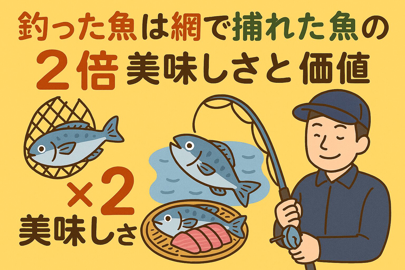 網魚と釣り魚の差は、根性論ではありません。科学と現場の事実です。・ストレス量 ・処理スピード ・管理精度 ・流通評価。すべてが違います。釣太郎